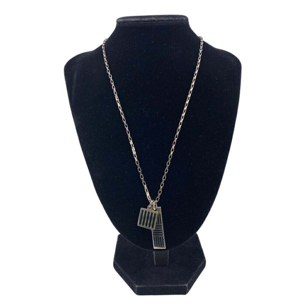 LOUIS VUITTON Brown Damier Necklace - Picture 8 of 8